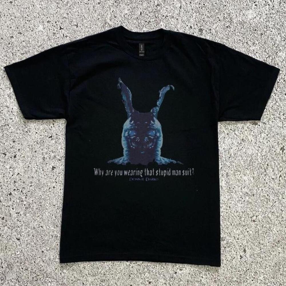 Black Why Are You Wearing That Stupid Man Suit T-Shirt